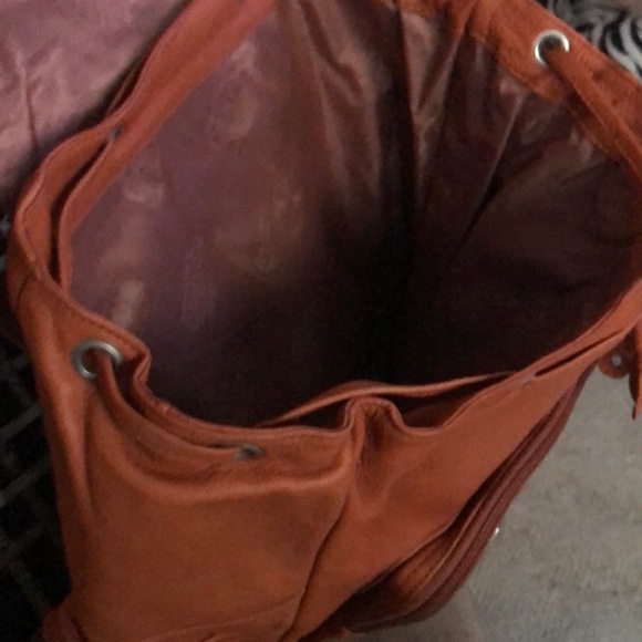 Canyon outback genuine Leather backpack large nwt - Picture 7 of 11